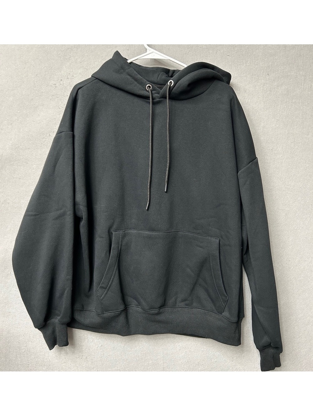 Cotton:On Premium Oversized Hoodie Black Women Size L NWT